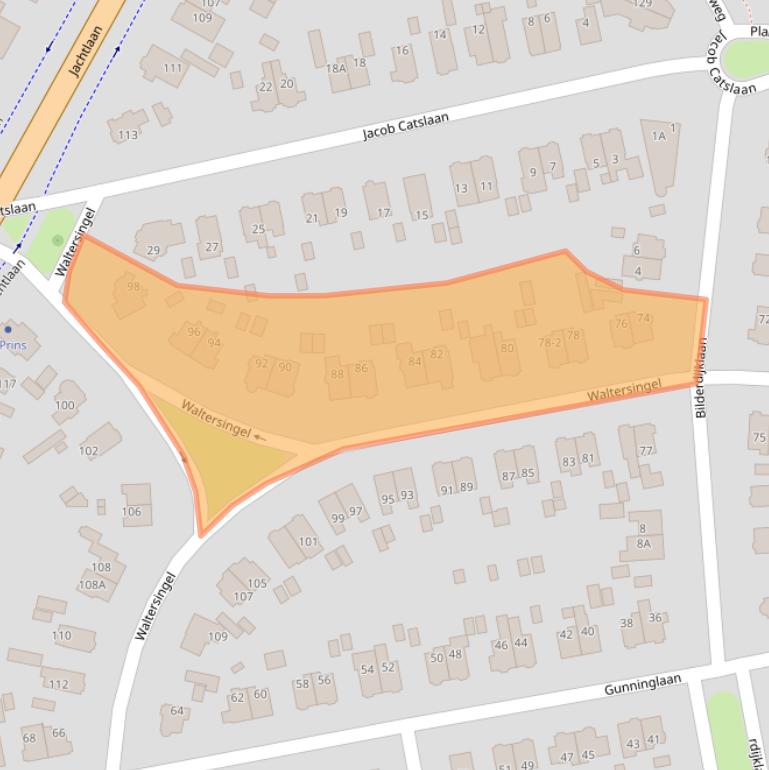 Kaart van postcodegebied 7314NW.