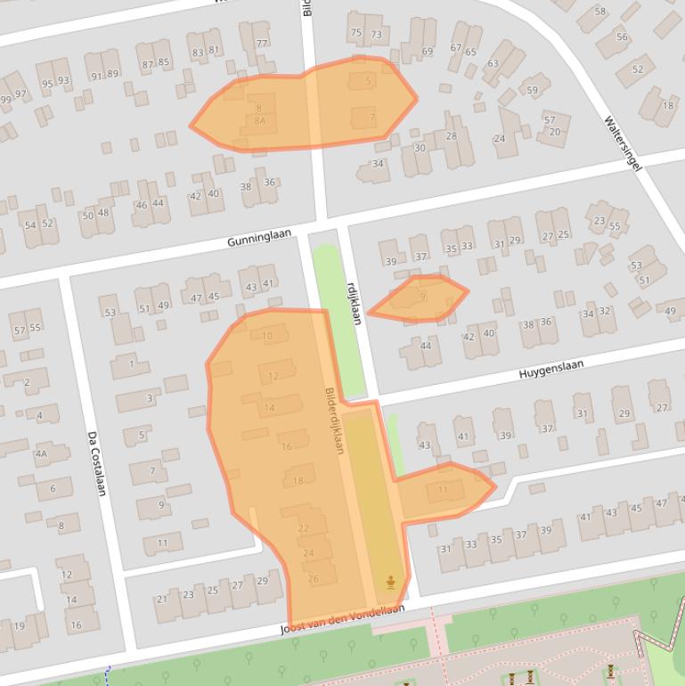 Kaart van postcodegebied 7314PB.