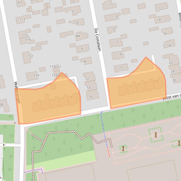 Kaart van postcodegebied 7314PE.
