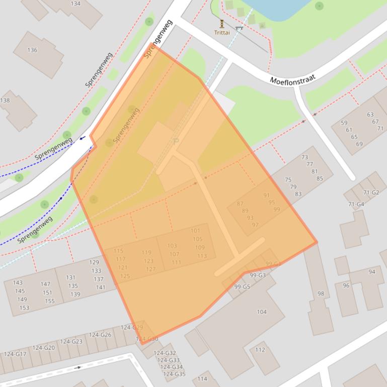 Kaart van postcodegebied 7314PP.