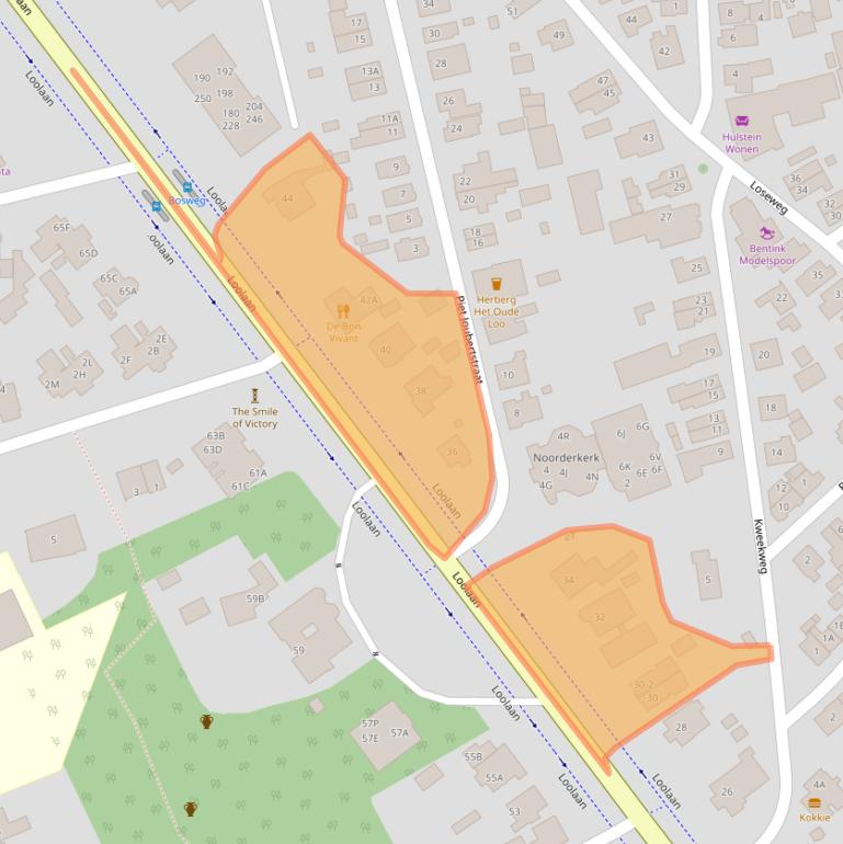 Kaart van postcodegebied 7315AC.