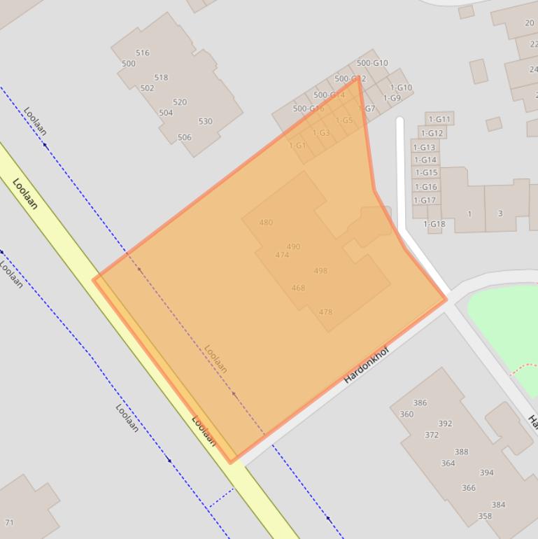 Kaart van postcodegebied 7315AE.