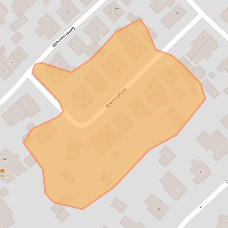 Kaart van postcodegebied 7315AL.