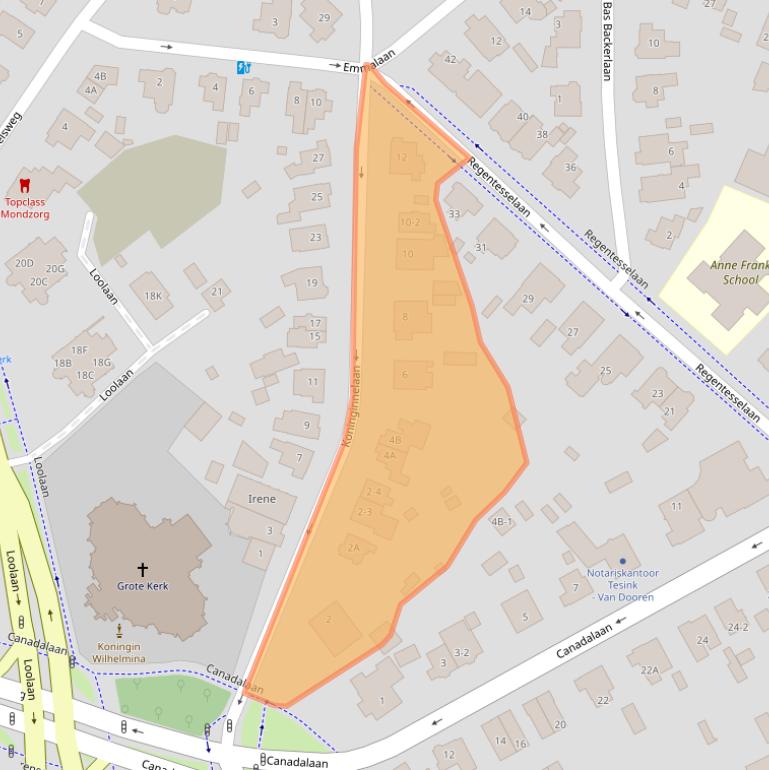 Kaart van postcodegebied 7315BR.