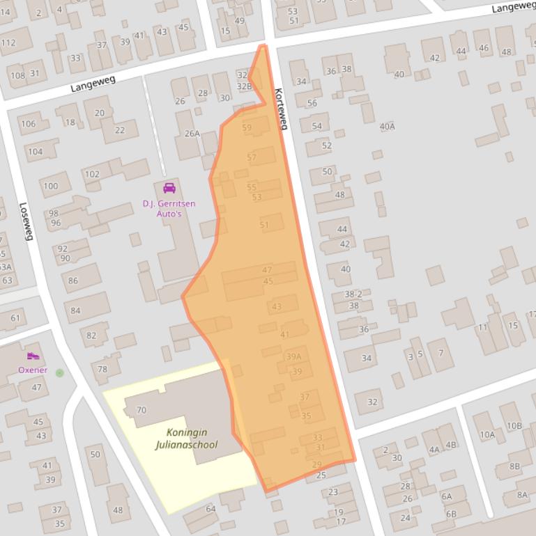 Kaart van postcodegebied 7315CK.