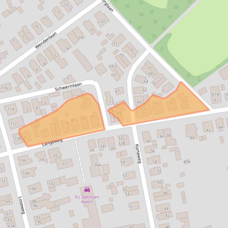 Kaart van postcodegebied 7315CR.