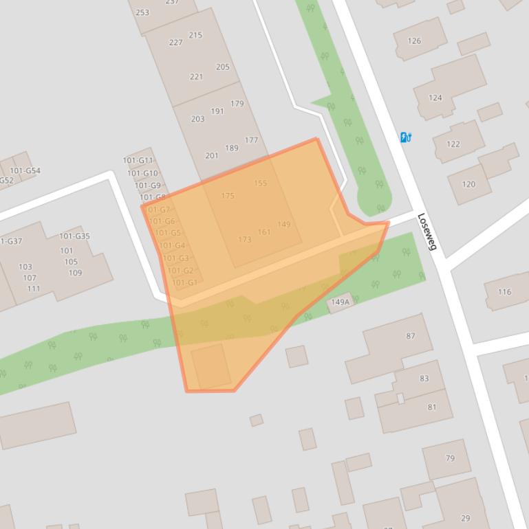 Kaart van postcodegebied 7315DC.