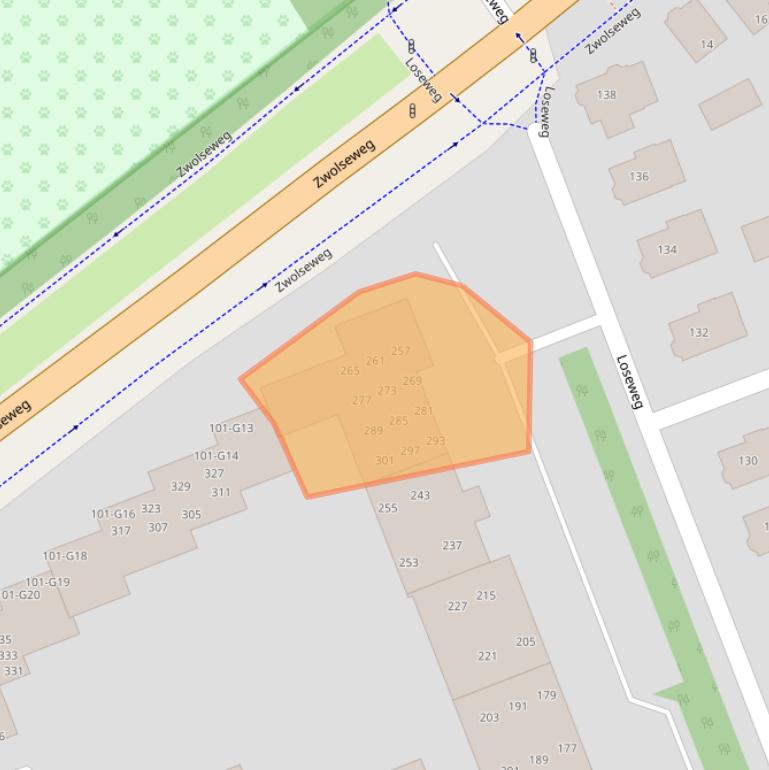 Kaart van postcodegebied 7315DH.