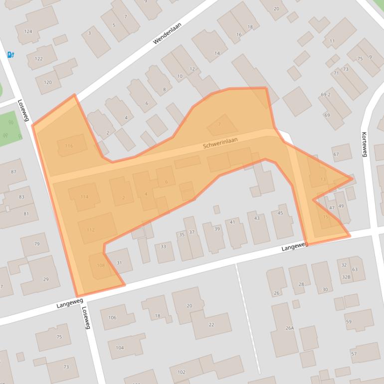 Kaart van postcodegebied 7315DL.