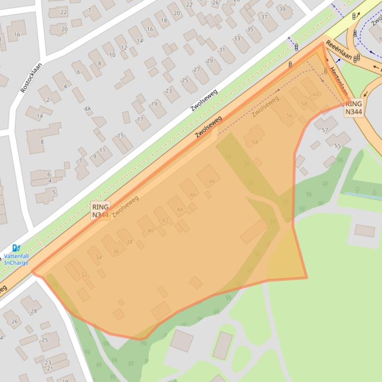 Kaart van postcodegebied 7315GM.