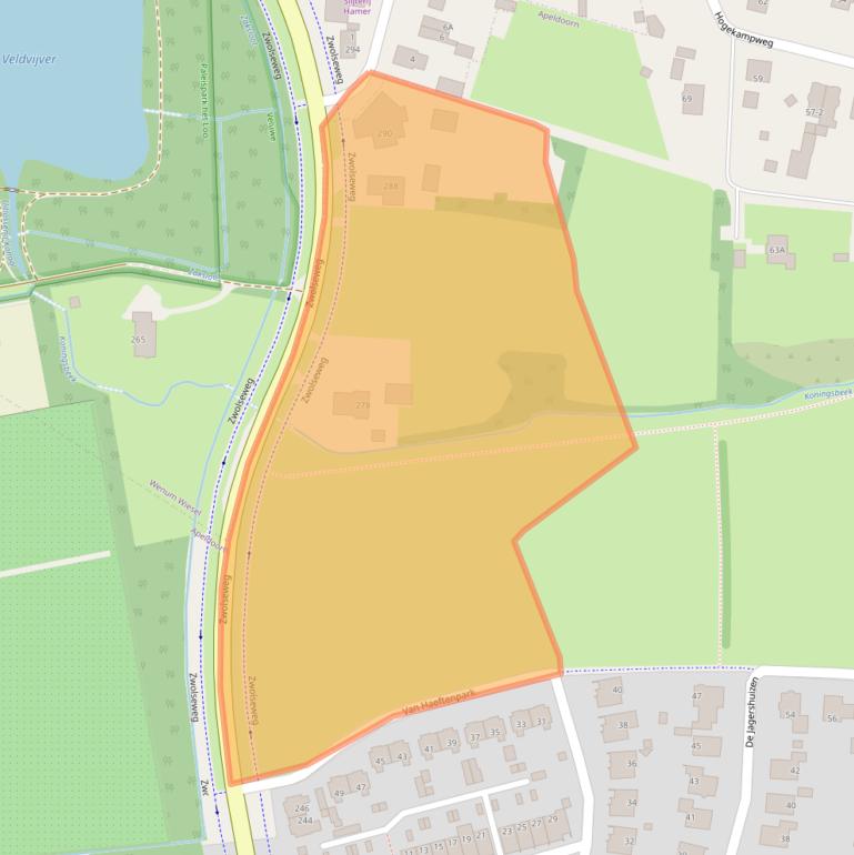 Kaart van postcodegebied 7315GZ.