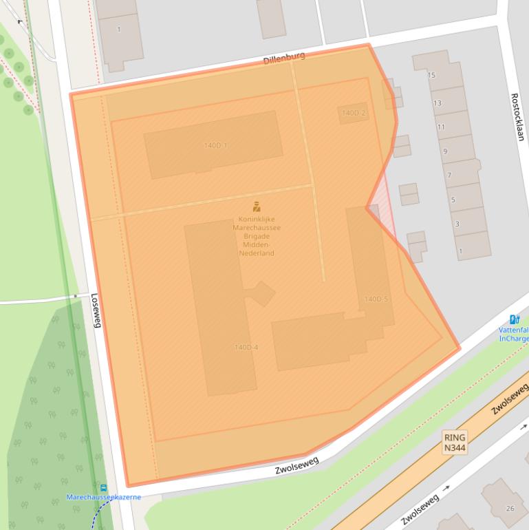 Kaart van postcodegebied 7315HA.