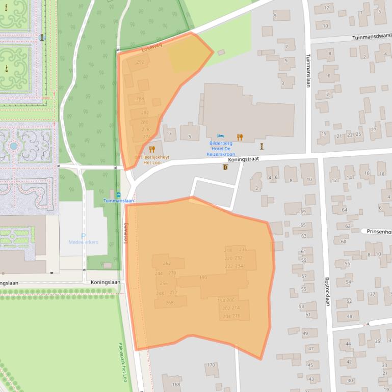 Kaart van postcodegebied 7315HD.