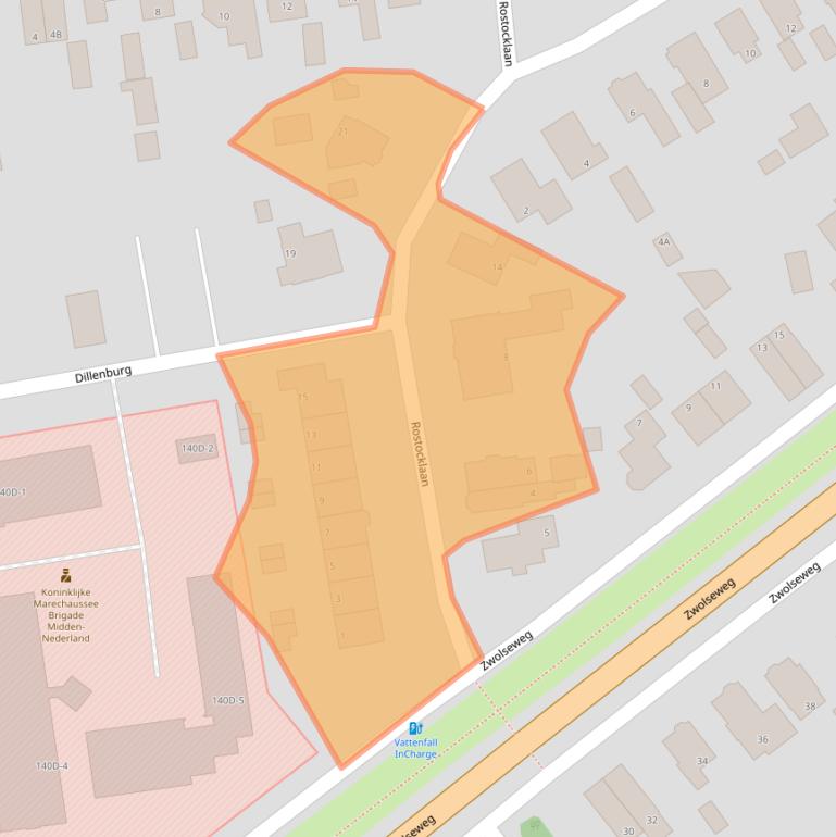 Kaart van postcodegebied 7315HK.