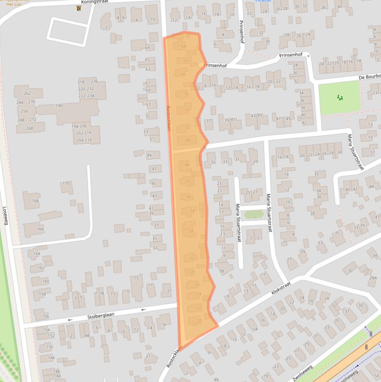 Kaart van postcodegebied 7315HM.