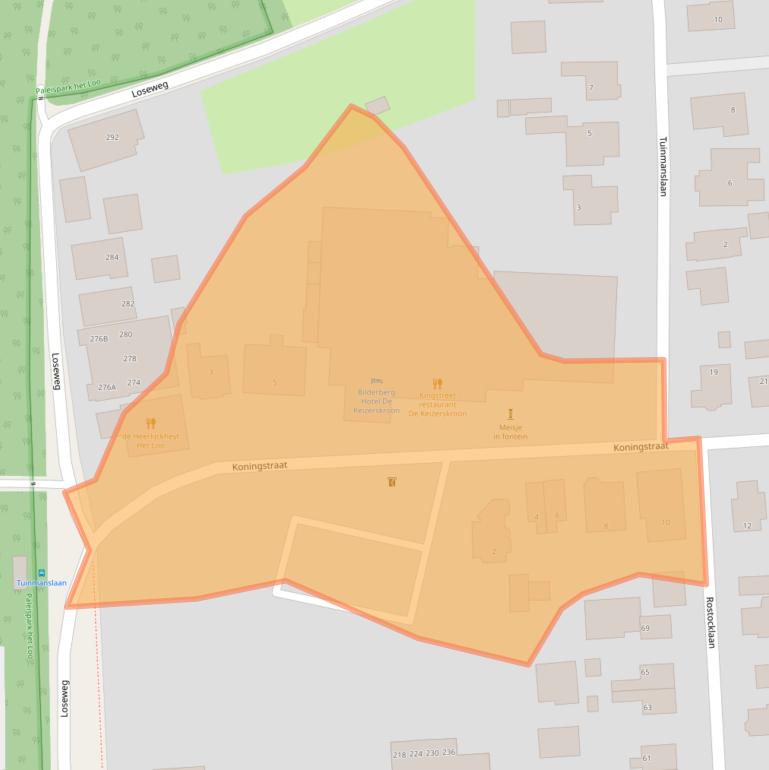 Kaart van postcodegebied 7315HR.