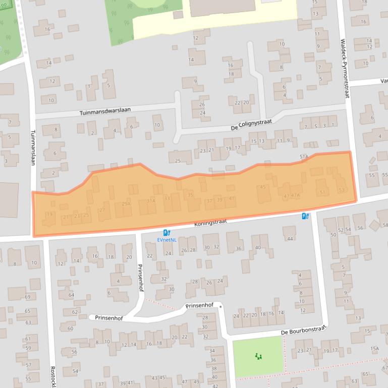 Kaart van postcodegebied 7315HS.