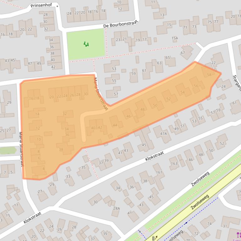 Kaart van postcodegebied 7315KB.