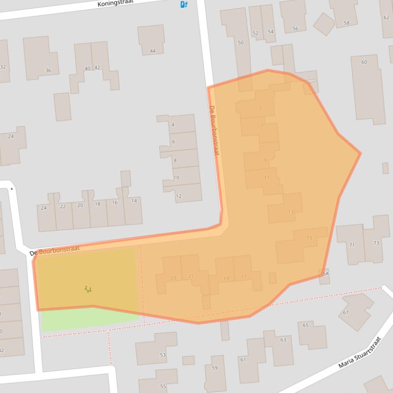 Kaart van postcodegebied 7315KD.