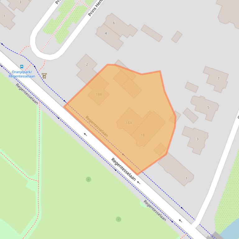 Kaart van postcodegebied 7316AE.