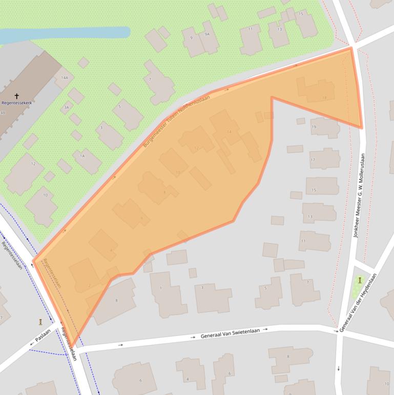 Kaart van postcodegebied 7316BH.