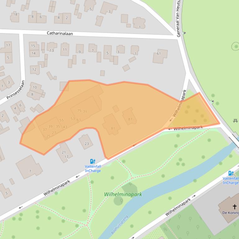 Kaart van postcodegebied 7316BS.