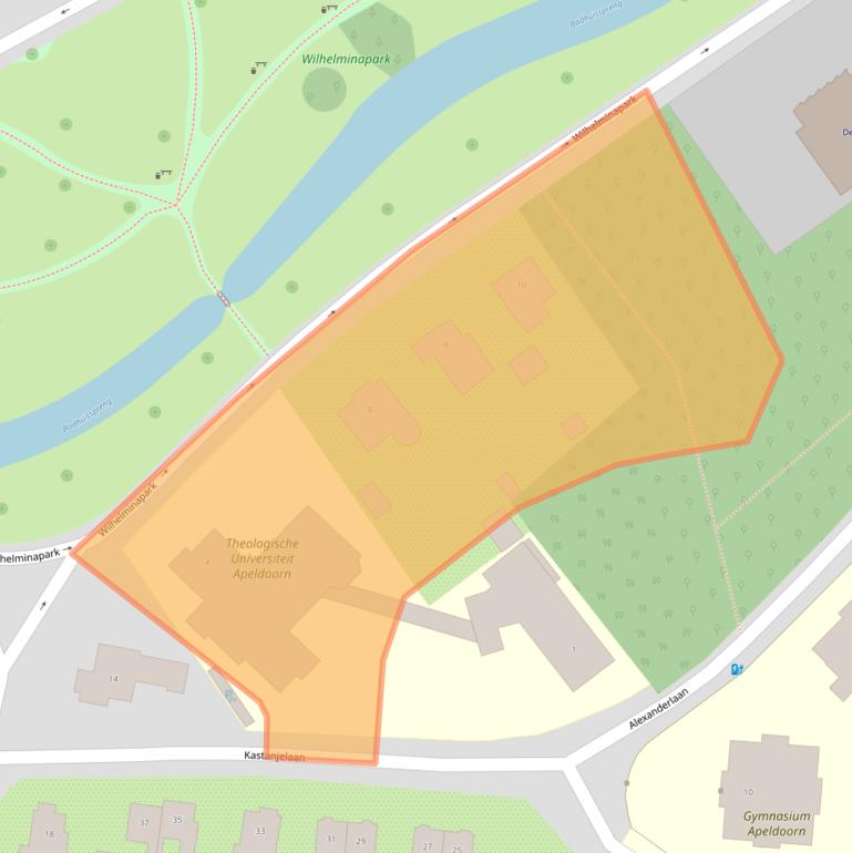 Kaart van postcodegebied 7316BT.