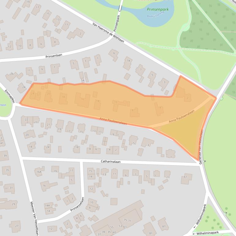 Kaart van postcodegebied 7316CT.