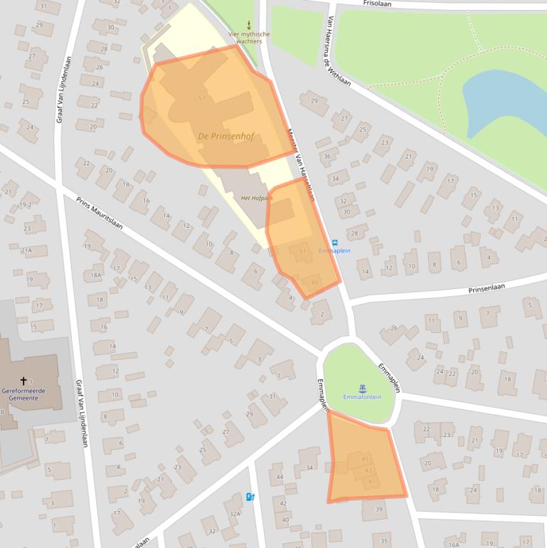 Kaart van postcodegebied 7316DK.