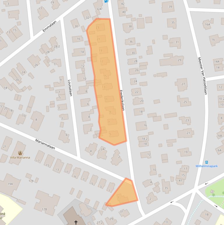 Kaart van postcodegebied 7316DN.