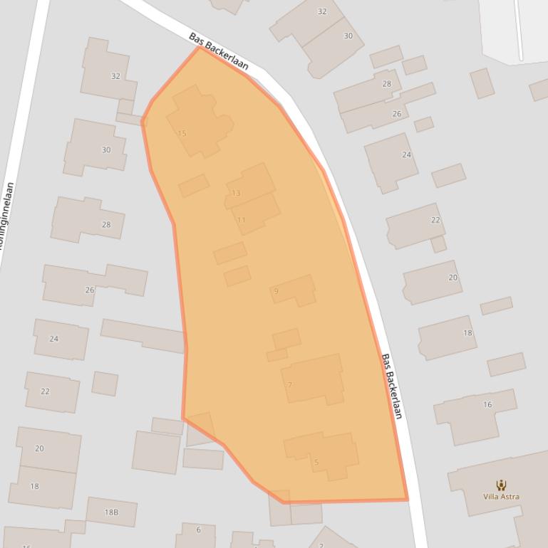 Kaart van postcodegebied 7316DX.