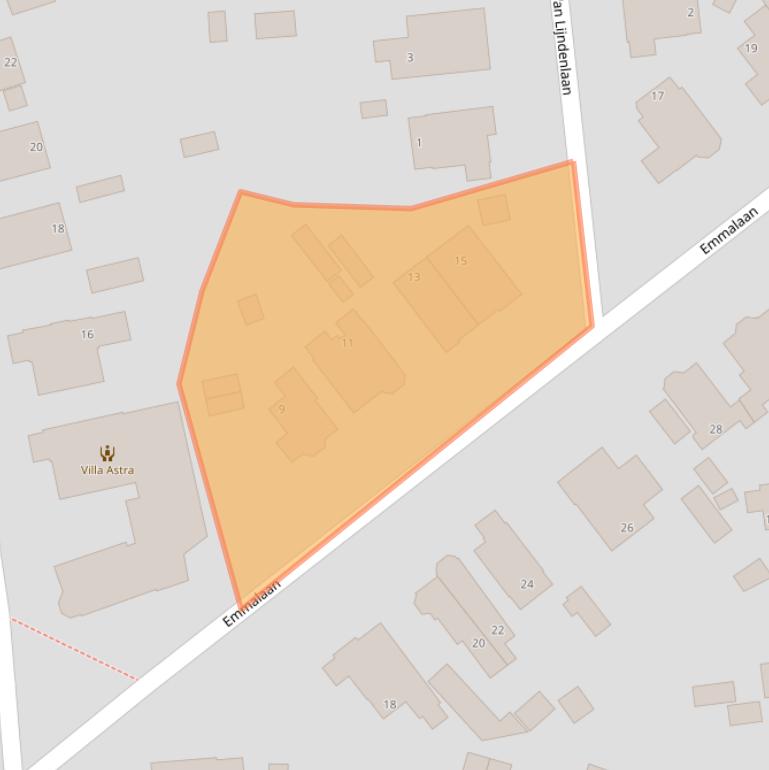 Kaart van postcodegebied 7316EC.