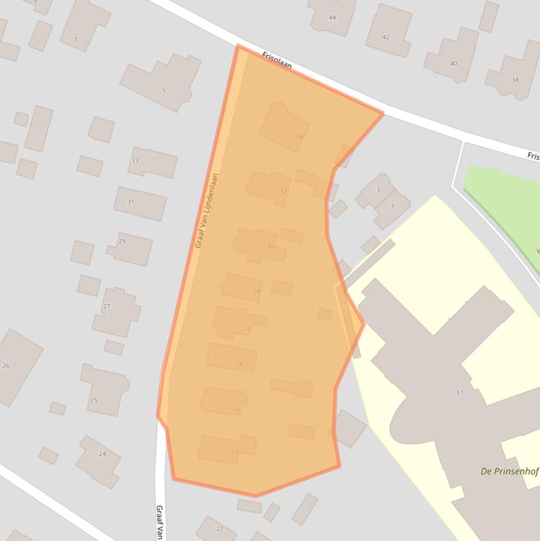 Kaart van postcodegebied 7316EK.