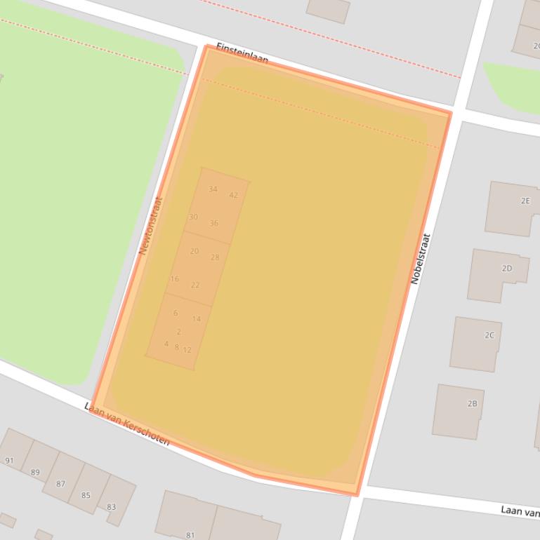 Kaart van postcodegebied 7316EX.