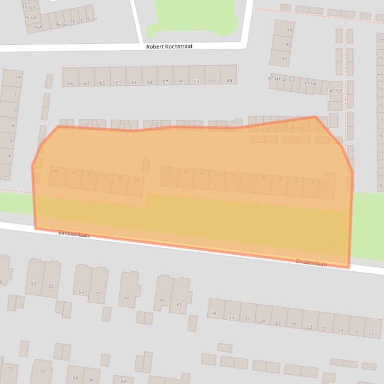 Kaart van postcodegebied 7316GC.