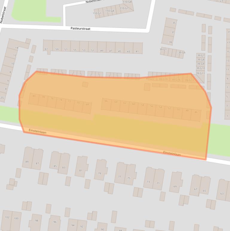 Kaart van postcodegebied 7316GD.