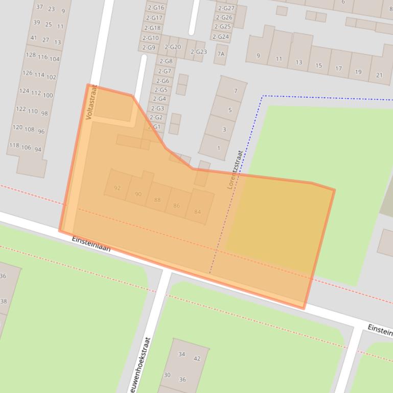 Kaart van postcodegebied 7316GE.