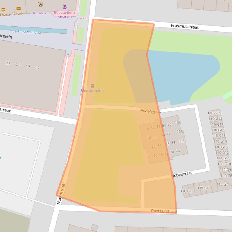 Kaart van postcodegebied 7316GN.