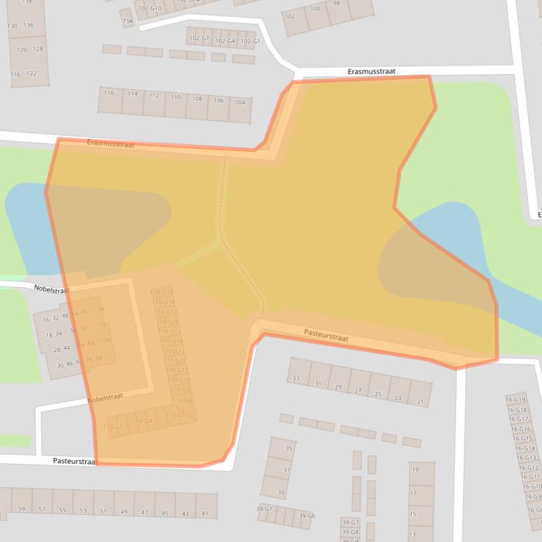 Kaart van postcodegebied 7316GP.