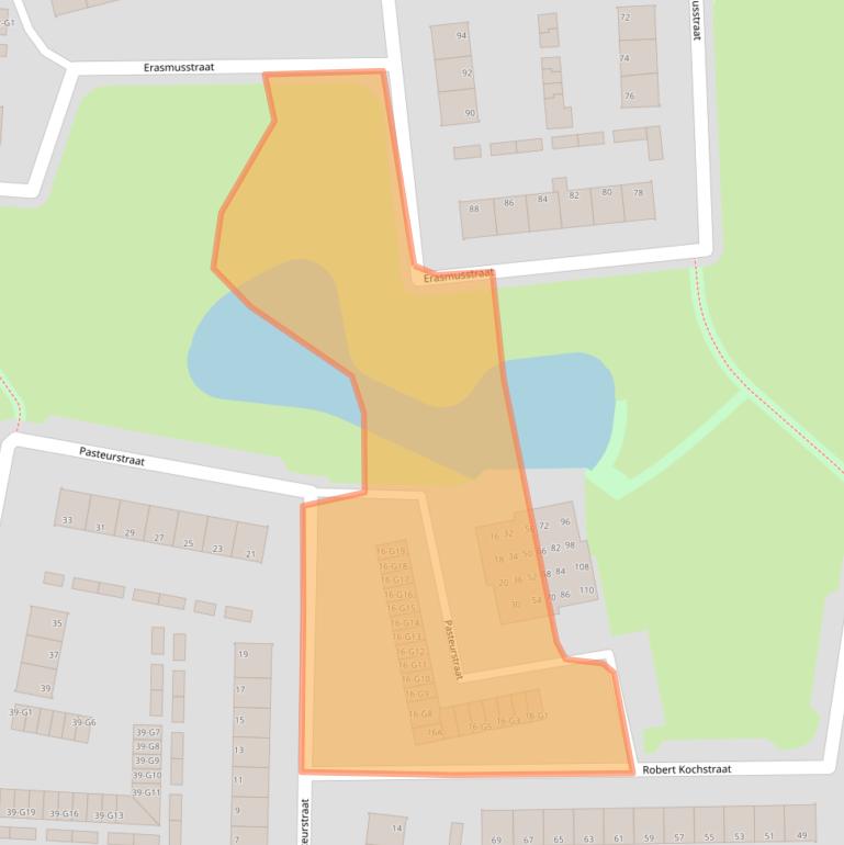 Kaart van postcodegebied 7316GV.