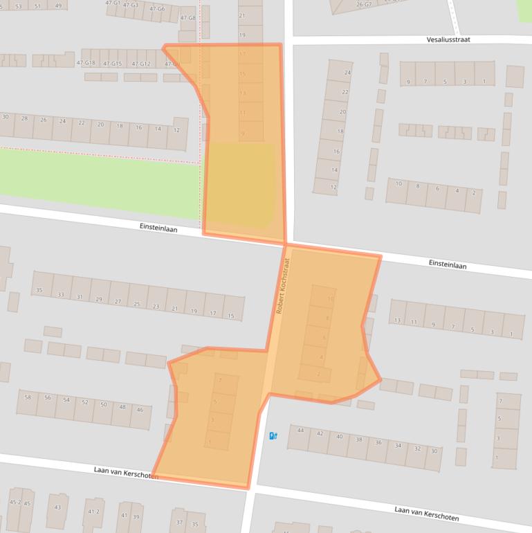 Kaart van postcodegebied 7316HA.