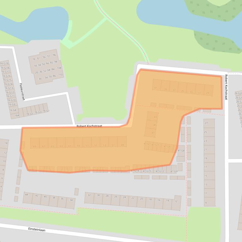 Kaart van postcodegebied 7316HC.