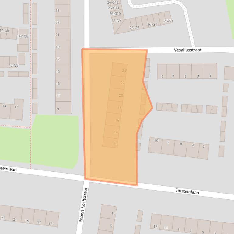 Kaart van postcodegebied 7316HD.