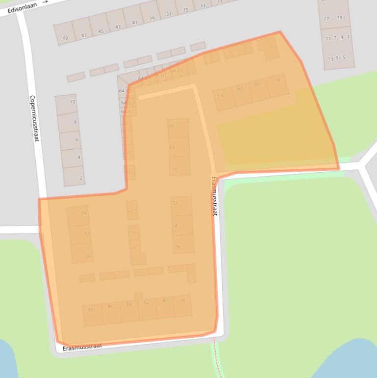 Kaart van postcodegebied 7316HS.