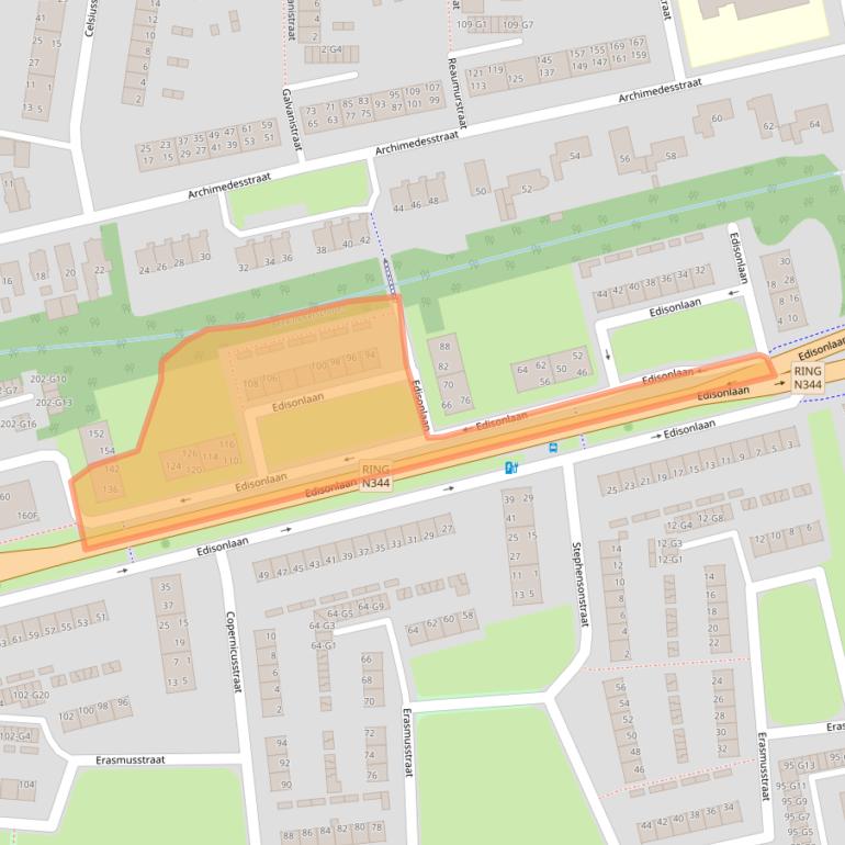Kaart van postcodegebied 7316JP.