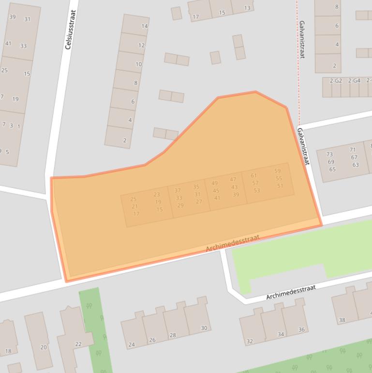 Kaart van postcodegebied 7316KE.