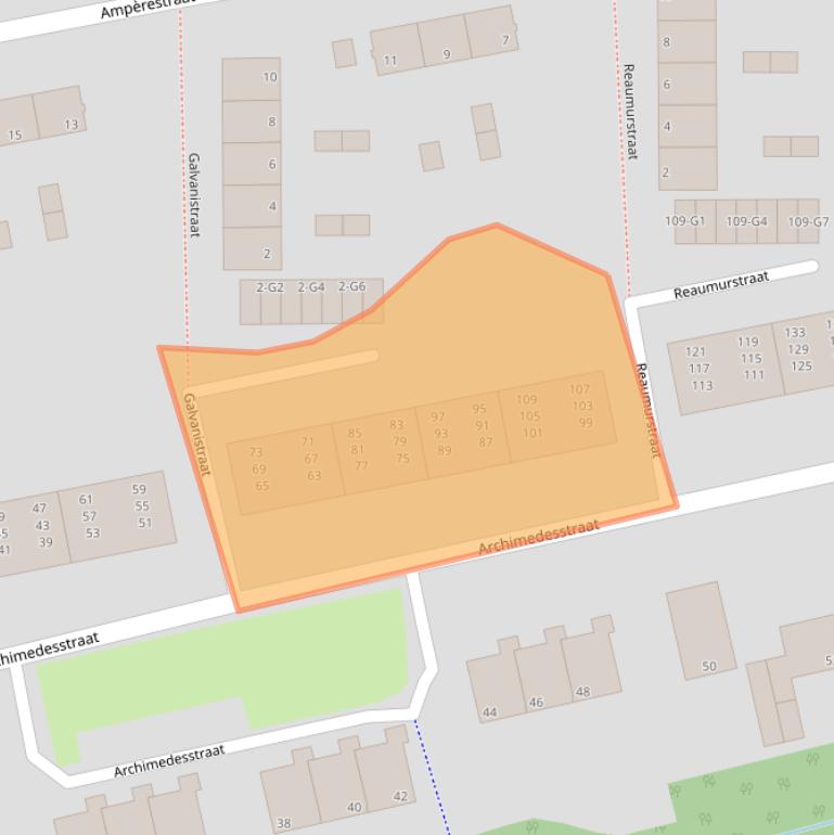 Kaart van postcodegebied 7316KG.