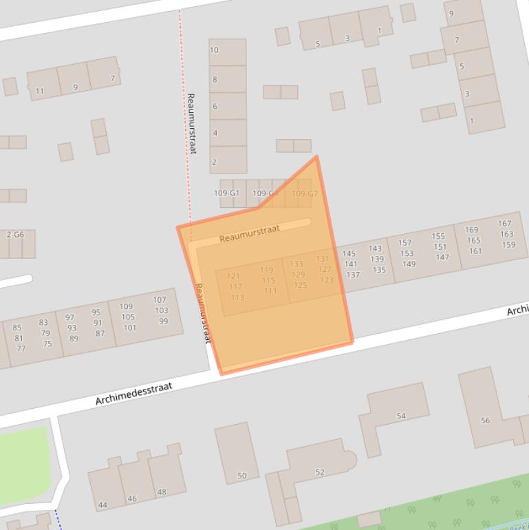 Kaart van postcodegebied 7316KH.