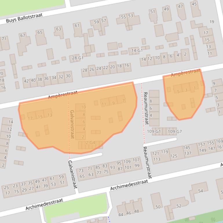 Kaart van postcodegebied 7316KR.