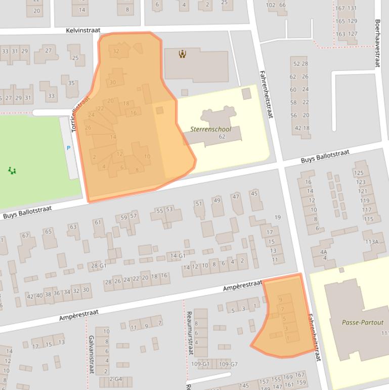 Kaart van postcodegebied 7316KT.